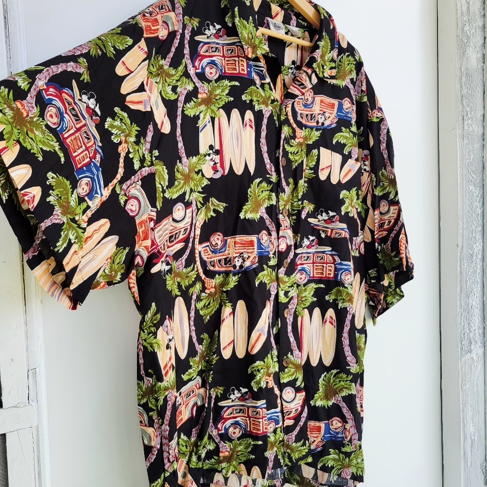 Vintage Disney Catalog Mickey Hawaiian Shirt 3X *Read* - Picture 4 of 9